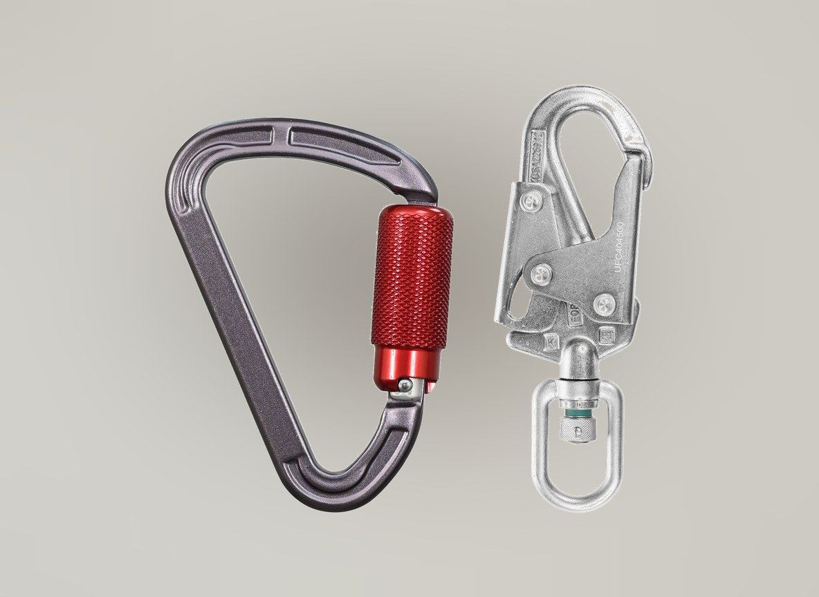 Two KStrong connectors for fall protection
