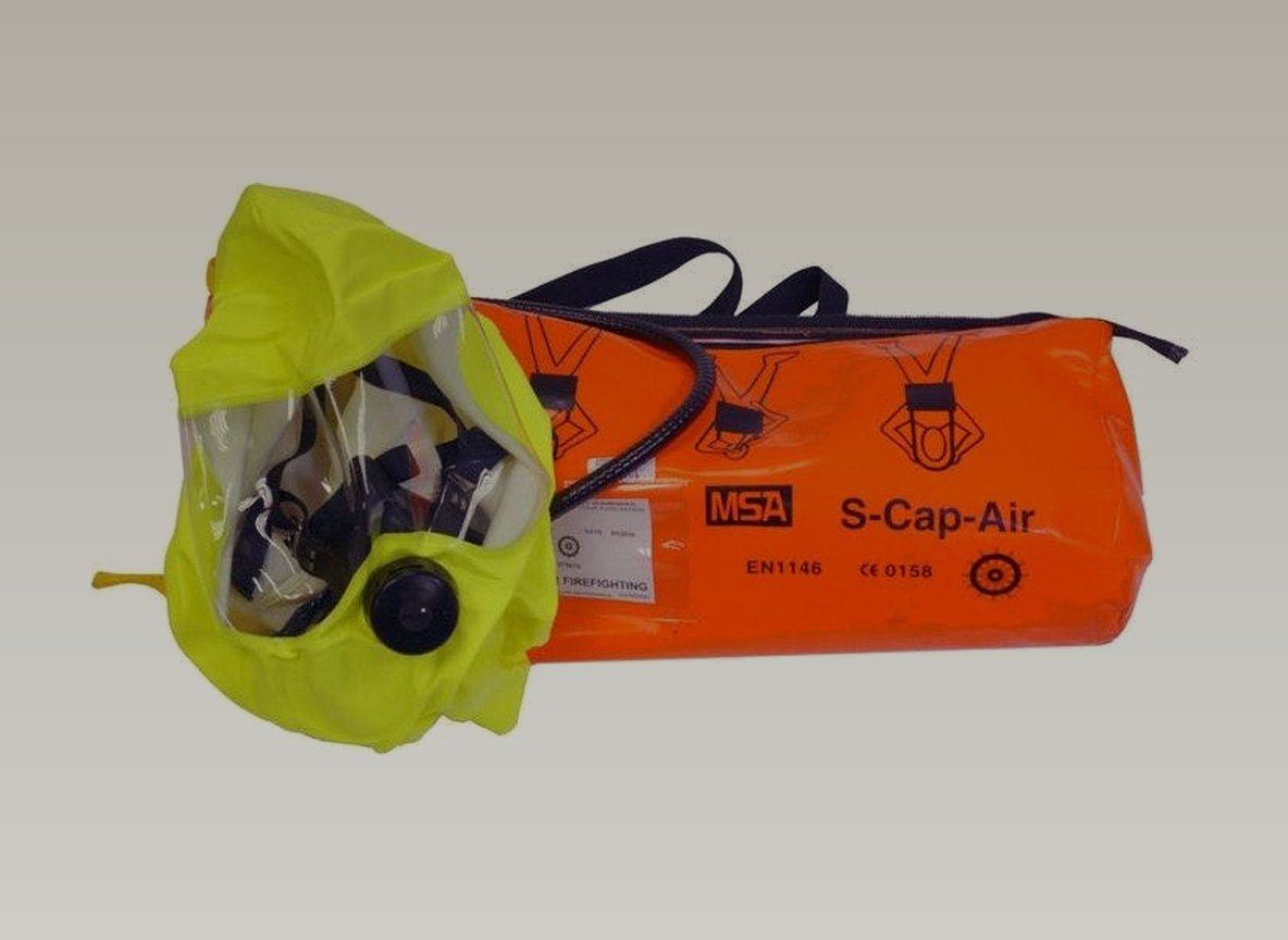 MSA S-Cap-Air emergency escape breathing device