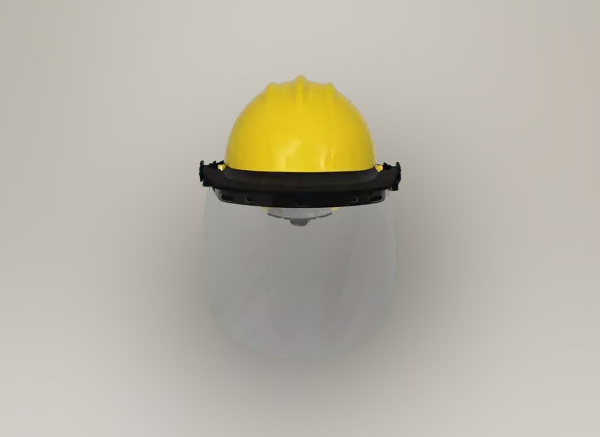 Bullard face shield with visor bracket