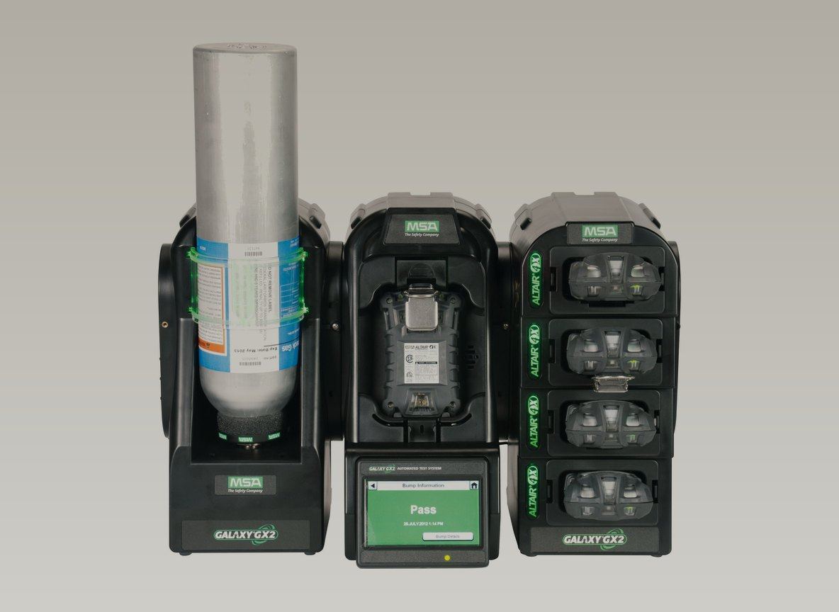 MSA Galaxy GX2 test and calibration station