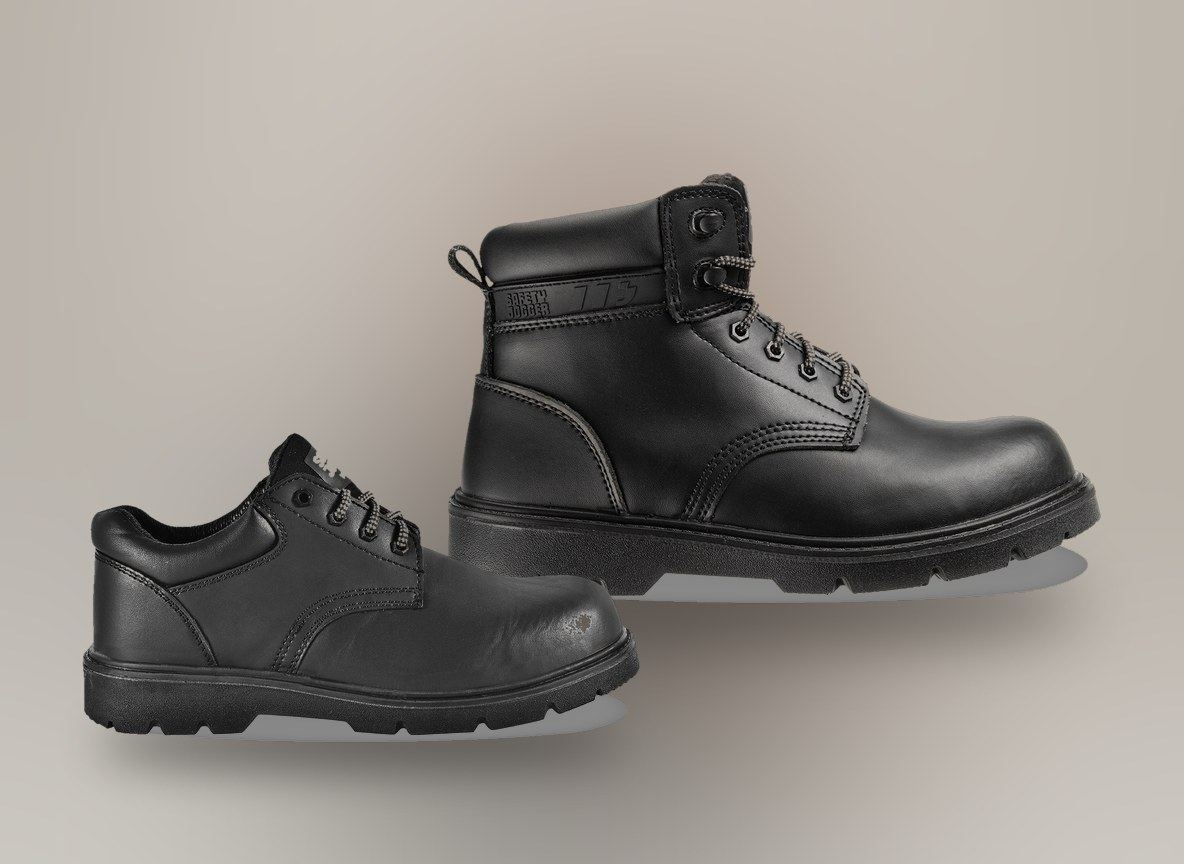 Two pairs of safety shoes